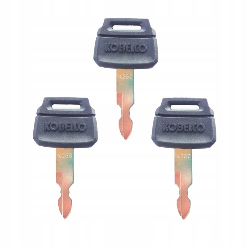 3x key kobelco case new holland nh k250