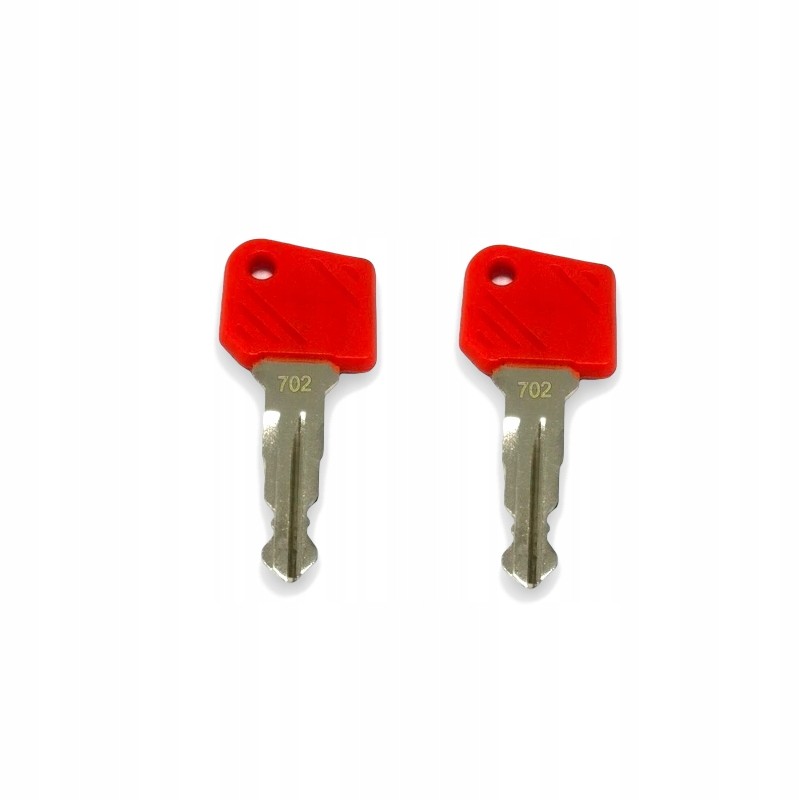 2x key key for the ignition switch of the ignition door of the Jungheinrich Linde K702 truck