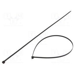 500 pcs x HELLERMANNTYTON - 111-15410 - Cable tie, L: 820mm, W: 8.9mm, polyamide, 780N, black, Ømax: 245mm