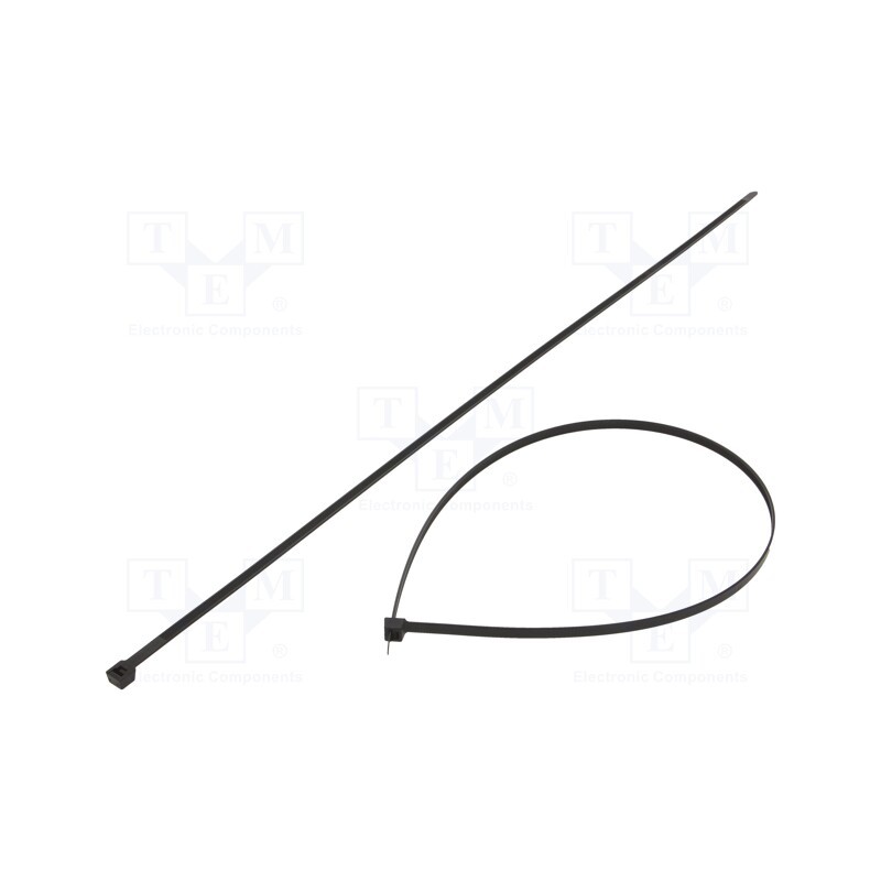 500 pcs x HELLERMANNTYTON - 111-15410 - Cable tie, L: 820mm, W: 8.9mm, polyamide, 780N, black, Ømax: 245mm