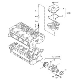 Hatz L series valve cover gasket 50579501