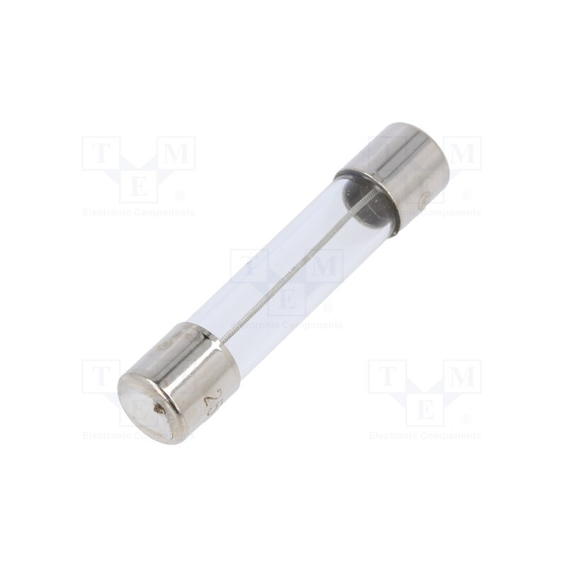 5 pcs x OPTIFUSE - TSA-500MA - Fuse: fuse, time-lag, 500mA, 250VAC, glass, 6.3x32mm, brass, TSA