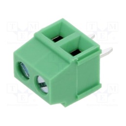 2 pcs x AMPHENOL ANYTEK - YO0221500000G - PCB terminal block, 3.81mm, ways: 2, straight, terminal, on PCBs