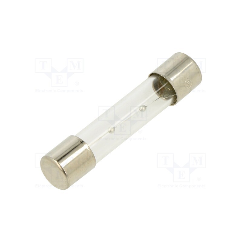 5 pcs x OPTIFUSE - TSA-4A - Fuse: fuse, time-lag, 4A, 250VAC, glass, 6.3x32mm, brass, TSA