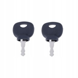 2x key ignition key for door ignition wacker bomag case deutz 230931