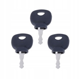 3x JD Wacker Bomag 230931 ignition key