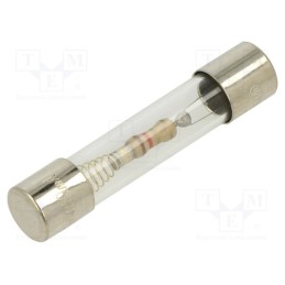 5 pcs x OPTIFUSE - TSA-400MA - Fuse: fuse, time-lag, 400mA, 250VAC, glass, 6.3x32mm, brass, TSA