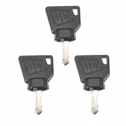 3x key ignition key for door ignition machine jcb 701 45501