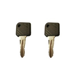 2x ignition key for the door ignition switch of the Linde 530 forklift