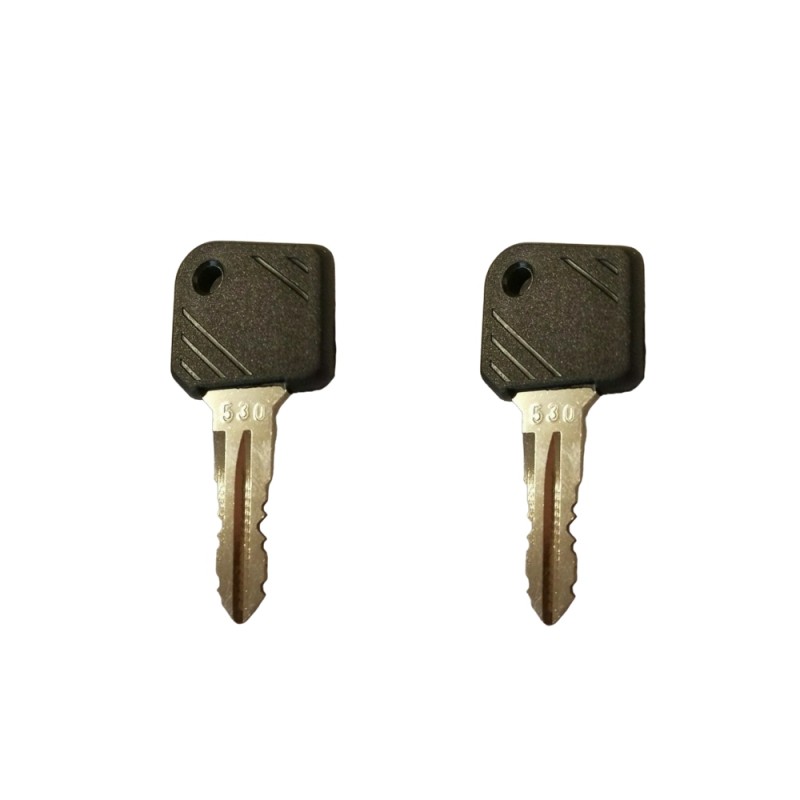 2x ignition key for the door ignition switch of the Linde 530 forklift