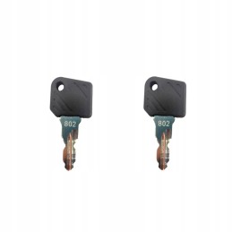 2x key key for the ignition switch of the Linde Stacker 802 truck