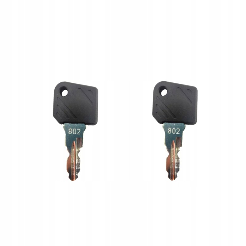 2x key key for the ignition switch of the Linde Stacker 802 truck