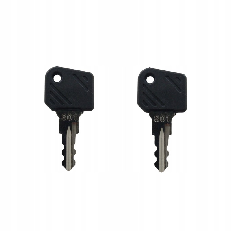 2x ignition key for the door ignition switch of the Linde 801 forklift