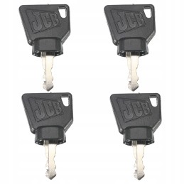 4x key, ignition door ignition key jcb 701