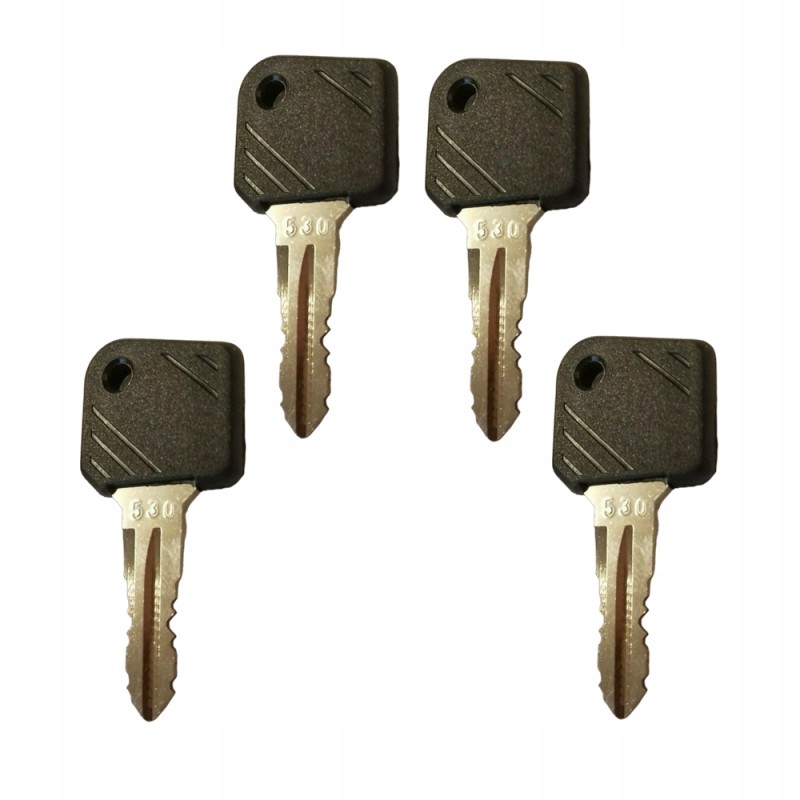 4x key, door ignition key, Linde 530 stroller