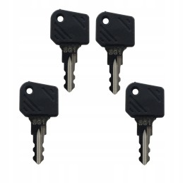 4x ignition key for the door ignition switch of the Linde 801 forklift