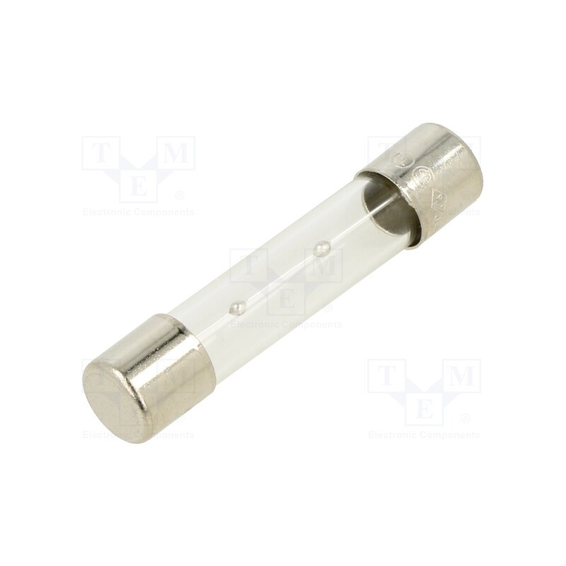 5 pcs x OPTIFUSE - TSA-3A - Fuse: fuse, time-lag, 3A, 250VAC, glass, 6.3x32mm, brass, TSA