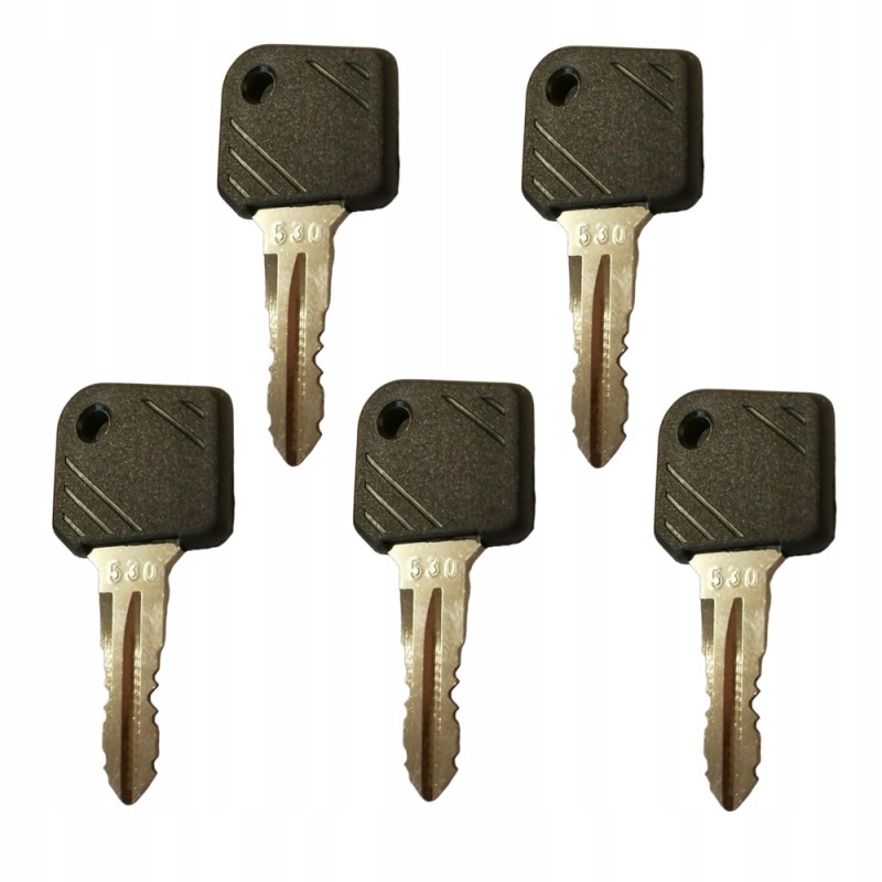 5x key, door ignition key for Linde 530 stroller