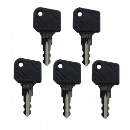 5x ignition key for the door ignition switch of the Linde 801 forklift
