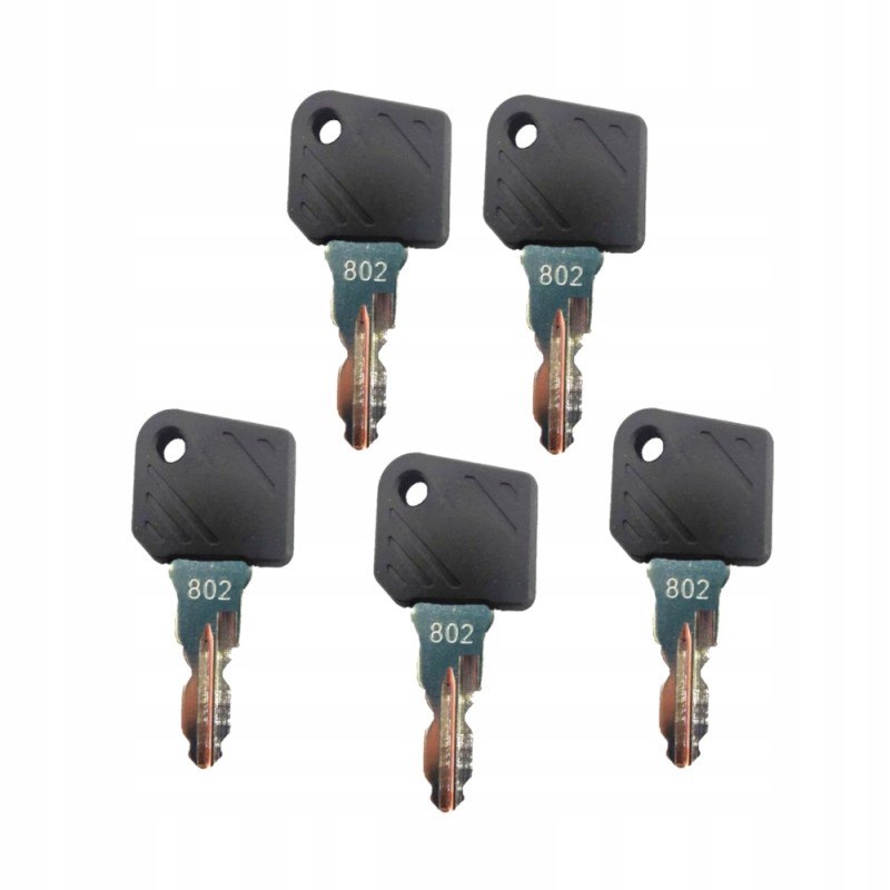5x key key for the ignition switch, ignition door, Linde Stacker 802