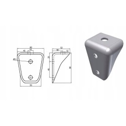Frame mounting bracket, body box console