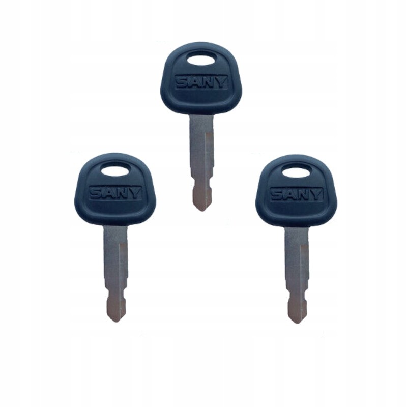 3x Key Excavator Machine Door Ignition Key Sany 60022654