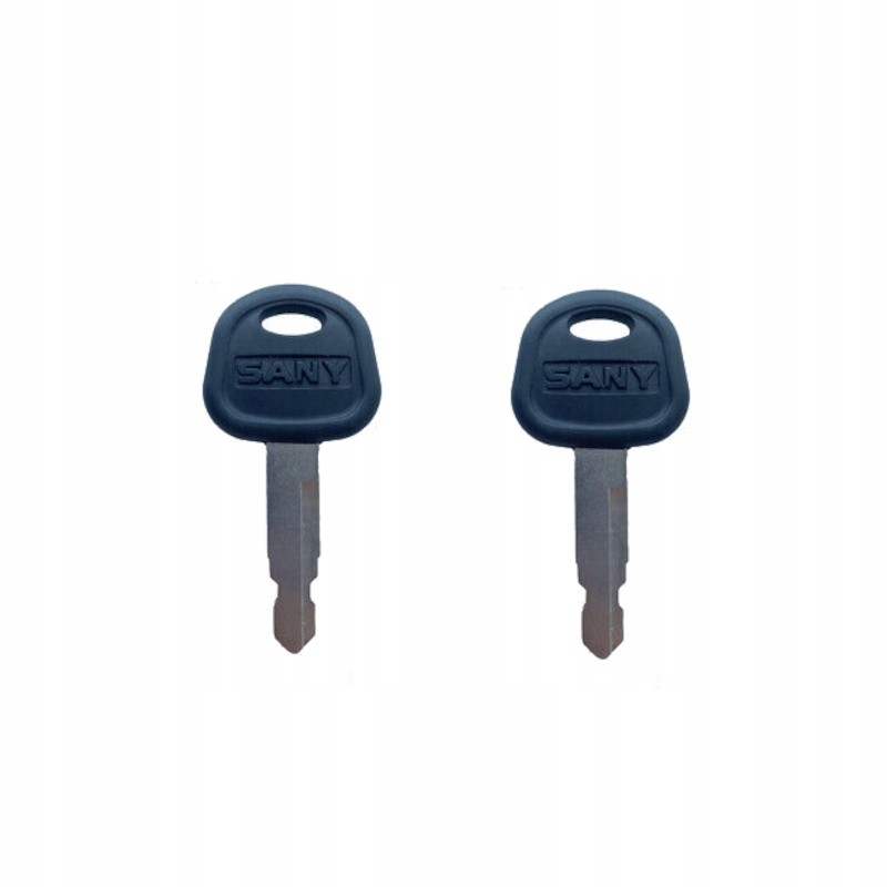 2x Key Door Ignition Key for Excavator Machine Sany 60022654