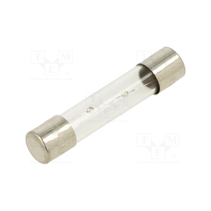 5 pcs x OPTIFUSE - TSA-3.5A - Fuse: fuse, time-lag, 3.5A, 250VAC, glass, 6.3x32mm, brass, TSA