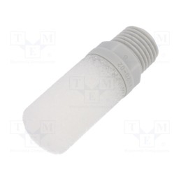 1 pcs x SMC-AN20-02 - Sound suppression silencer, max.10bar, Thread: R 1/4', outside