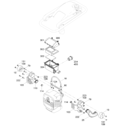 Wacker rammers bs filter shock absorber 5100032254