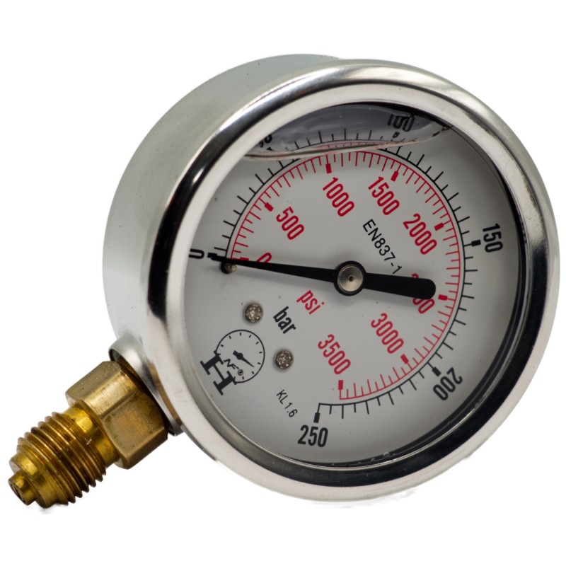 Hydraulic timer pressure gauge 4 bar 63mm