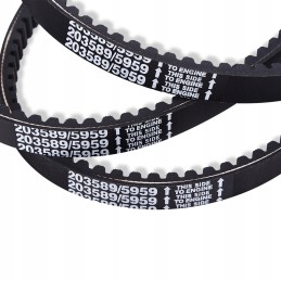 3 pcs reinforced drive belt for go karts