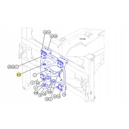 Shift sleeve for Cat 422e backhoe loader