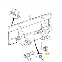 Pin seal 60 mm jcb
