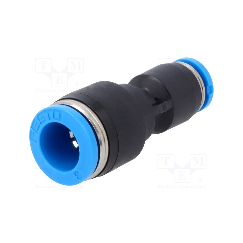 1 pcs x FESTO-130606 - Push-in fitting, straight,reductive, -0.95÷6bar, QS, Øout: 4mm