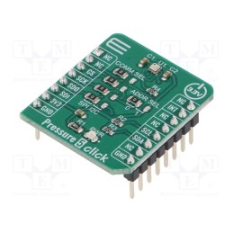 1 pcs x MIKROE - PRESSURE 5 CLICK - Click board, pressure sensor, I2C,SPI, BMP388, prototype board