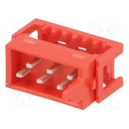 2 pcs x TE Connectivity - 215083-6 - Micro-MaTch, plug, male, PIN: 6, IDC, for ribbon cable, Layout: 2x3