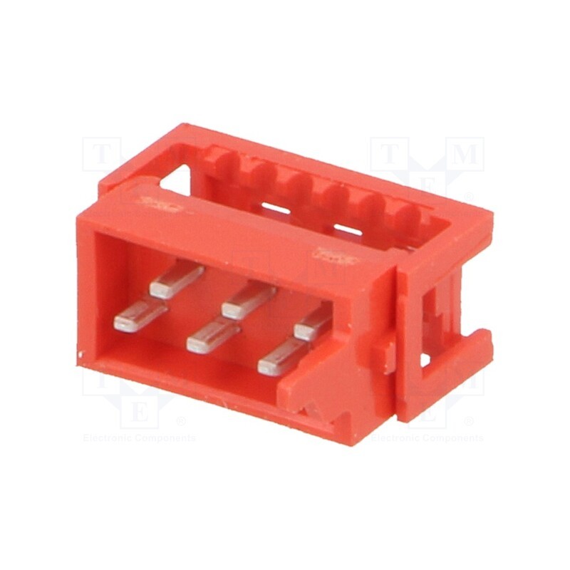 2 pcs x TE Connectivity - 215083-6 - Micro-MaTch, plug, male, PIN: 6, IDC, for ribbon cable, Layout: 2x3