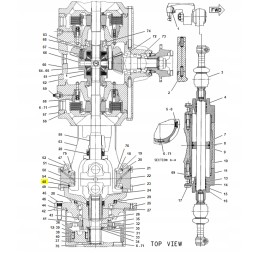 Front axle seal cat 428 original