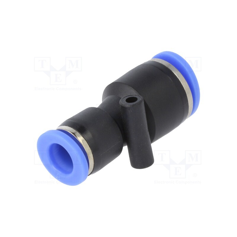 2 pcs x PNEUMAT-136.1008 - Push-in fitting, straight,inline splice,reductive, -0.95÷15bar