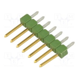 2 pcs x TE Connectivity - 826629-7 - Pin header, pin strips, AMPMODU MOD II, male, PIN: 7, straight