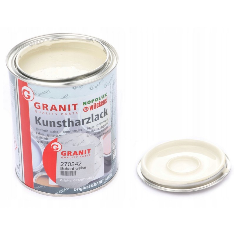 Bobcat pearl white granite varnish paint 1l
