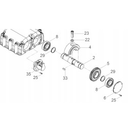 Wacker dpu vibration sprocket key 2001399
