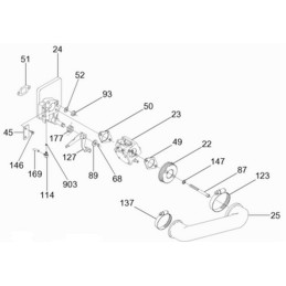 Wacker BS rammers throttle cable pressure 0104977