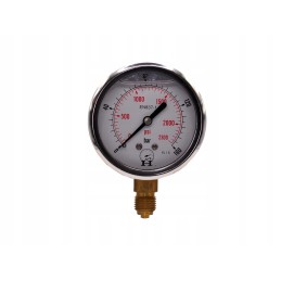 Hydraulic timer pressure gauge 160 bar 63mm