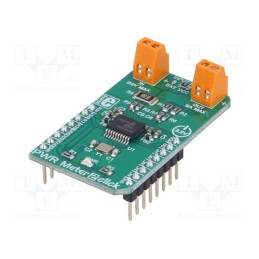 1 pcs x MIKROE - PWR METER 2 CLICK - Click board, power meter, SPI, MCP3910, prototype board, 3.3VDC