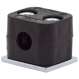 Clamp holder 1x20 for pipes and hydraulic lines