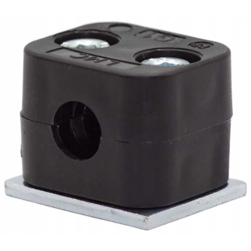 Clamp holder 1x20 for pipes and hydraulic lines