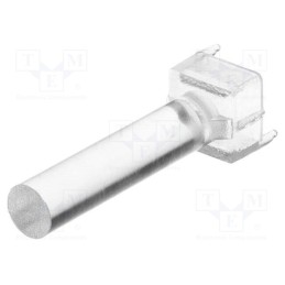 5 pcs x BIVAR - VLP-650-F - Fiber for LED, round, Ø3mm, Front: flat