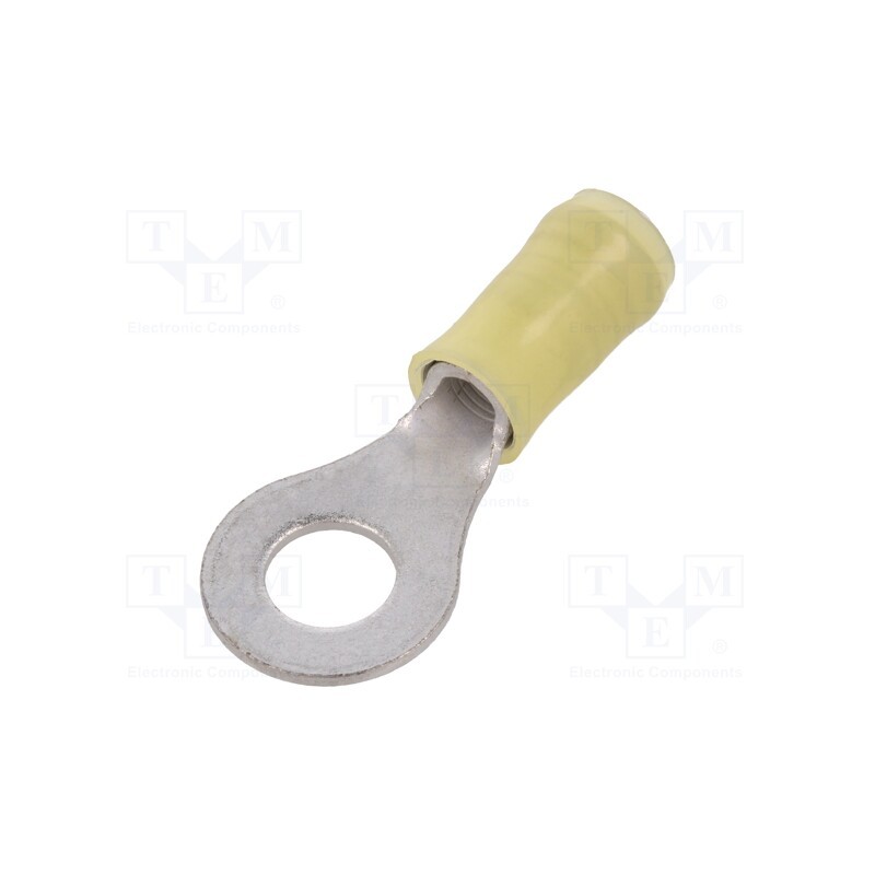 2 pcs x TE Connectivity - 320569 - Tip: ring, M6, Ø: 6.73mm, 3÷6mm2, crimped, for cable, insulated